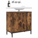 Armadio per Lavabo da Bagno Rovere fumé 60,5 x 33,5 x 61 cm