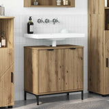 Armadio per Lavabo da Bagno con porta Rovere artigianale