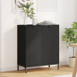 Credenza Nero 69,5 x 33 x 82 cm Legno truciolato