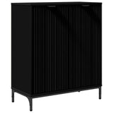 Credenza Nero 69,5 x 33 x 82 cm Legno truciolato