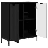 Credenza Nero 69,5 x 33 x 82 cm Legno truciolato