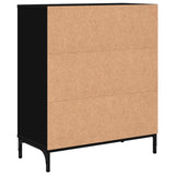 Credenza Nero 69,5 x 33 x 82 cm Legno truciolato