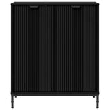 Credenza Nero 69,5 x 33 x 82 cm Legno truciolato