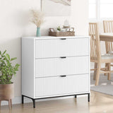 Credenza Bianco 79,5 x 33 x 82 cm Legno truciolato
