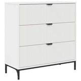 Credenza Bianco 79,5 x 33 x 82 cm Legno truciolato