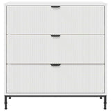 Credenza Bianco 79,5 x 33 x 82 cm Legno truciolato