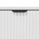 Credenza Bianco Lucido 79,5 x 33 x 82 cm Legno truciolato