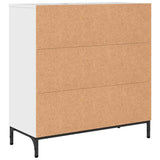 Credenza Bianco Lucido 79,5 x 33 x 82 cm Legno truciolato
