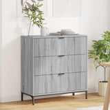 Credenza Grigio Sonoma 79,5 x 33 x 82 cm Legno truciolato