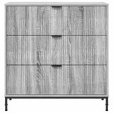 Credenza Grigio Sonoma 79,5 x 33 x 82 cm Legno truciolato