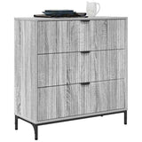 Credenza Grigio Sonoma 79,5 x 33 x 82 cm Legno truciolato