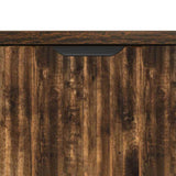 Credenza Rovere fumé 89,5 x 33 x 82 cm Legno truciolato