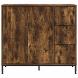 Credenza Rovere fumé 89,5 x 33 x 82 cm Legno truciolato
