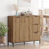 Credenza Rovere artigianale 89,5 x 33 x 82 cm Legno truciolato