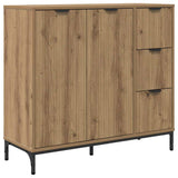 Credenza Rovere artigianale 89,5 x 33 x 82 cm Legno truciolato