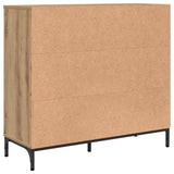 Credenza Rovere artigianale 89,5 x 33 x 82 cm Legno truciolato