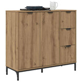 Credenza Rovere artigianale 89,5 x 33 x 82 cm Legno truciolato