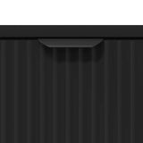 Comodino con cassetto Nero 63.5 x 36 x 61 cm Legno truciolato