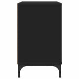 Comodino con cassetto Nero 63.5 x 36 x 61 cm Legno truciolato
