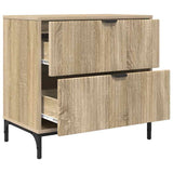 Comodino rovere sonoma 63.5 x 36 x 61 cm Legno truciolato