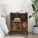 Armadio da Notte Rovere fumo 49 x 36 x 61 cm Legno truciolato