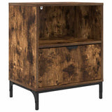 Armadio da Notte Rovere fumo 49 x 36 x 61 cm Legno truciolato