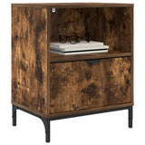 Armadio da Notte Rovere fumo 49 x 36 x 61 cm Legno truciolato