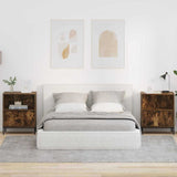 2 pcs Rovere fumo 49 x 36 x 61 cm Legno truciolato