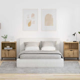 2 pcs rovere artigianale 49 x 36 x 61 cm Legno truciolato