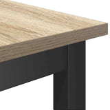 Panchina da pranzo 2 pcs Rovere Sonoma 100 x 32,5 x 48,5 cm