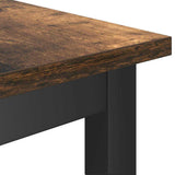 Panchina da pranzo Rovere fumé 100 x 32,5 x 48,5 cm
