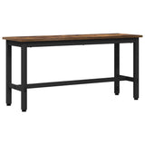 Panchina da pranzo Rovere fumé 100 x 32,5 x 48,5 cm