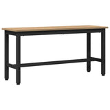 Panchina da pranzo Rovere artigianale 100 x 32,5 x 48,5 cm