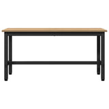 Panchina da pranzo Rovere artigianale 100 x 32,5 x 48,5 cm