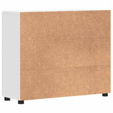Armadio in Legno Bianco 88,5 x 30,5 x 73 cm Legno truciolato