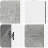 Credenza FLORIN 88,5 x 30,5 x 55,5 cm Grigio cemento