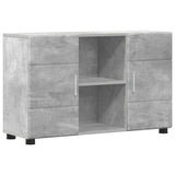 Credenza con porta FLORIN Grigio cemento 88,5 x 30,5 x 55,5 cm