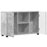 Credenza FLORIN 88,5 x 30,5 x 55,5 cm Grigio cemento