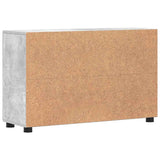 Credenza FLORIN 88,5 x 30,5 x 55,5 cm Grigio cemento