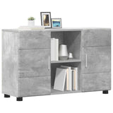 Credenza con porta FLORIN Grigio cemento 88,5 x 30,5 x 55,5 cm