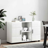 Credenza con porta FLORIN Bianco Lucido 88,5 x 30,5 x 55,5 cm