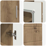 Armadio in Legno Rovere artigianale 88,5 x 30,5 x 73 cm