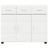 Credenza FLORIN Bianco 88,5 x 30,5 x 73 cm Legno truciolato