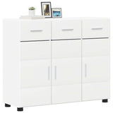 Credenza FLORIN Bianco 88,5 x 30,5 x 73 cm Legno truciolato