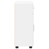 Credenza FLORIN Bianco 88,5 x 30,5 x 73 cm Legno truciolato