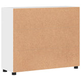 Credenza FLORIN 88,5 x 30,5 x 73 cm Bianco Lucido