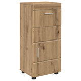 Set di Armadi da Bagno con cassetto TULUM Rovere artigianale