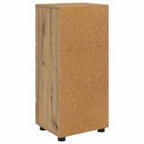 Set di Armadi da Bagno con cassetto TULUM Rovere artigianale