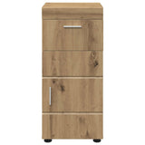 Set di Armadi da Bagno con cassetto TULUM Rovere artigianale