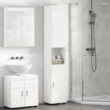Set di Armadi da Bagno TULUM Bianco 37 x 31,5 x 203 cm